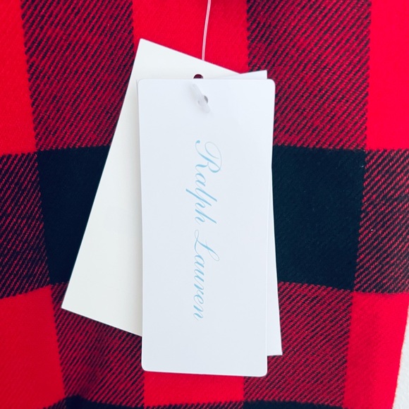 Ralph Lauren Baby Boys Buffalo Check Overall & Bodysuit Set Size 6 Months NWT - Picture 7 of 15